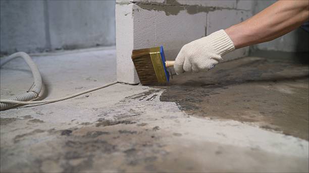 Crawl space vapor barrier installation in Nashville, IN